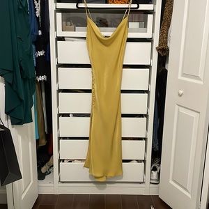 Yellow Zara dress